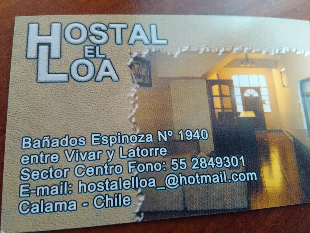 Hostal El Loa Calama Extérieur photo