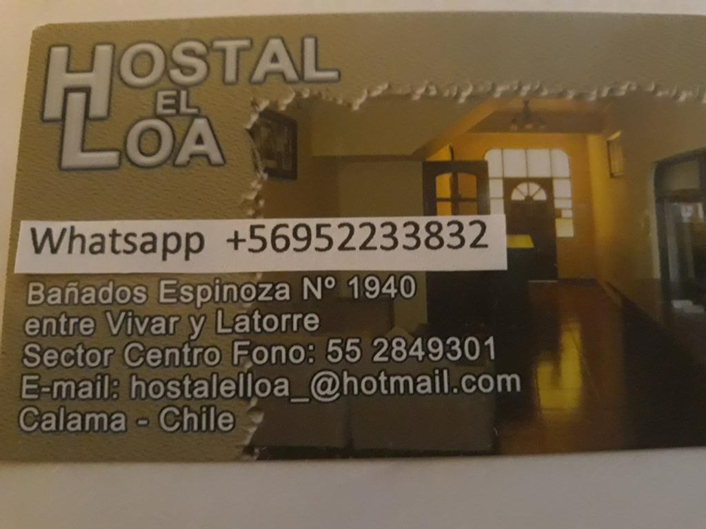 Hostal El Loa Calama Extérieur photo